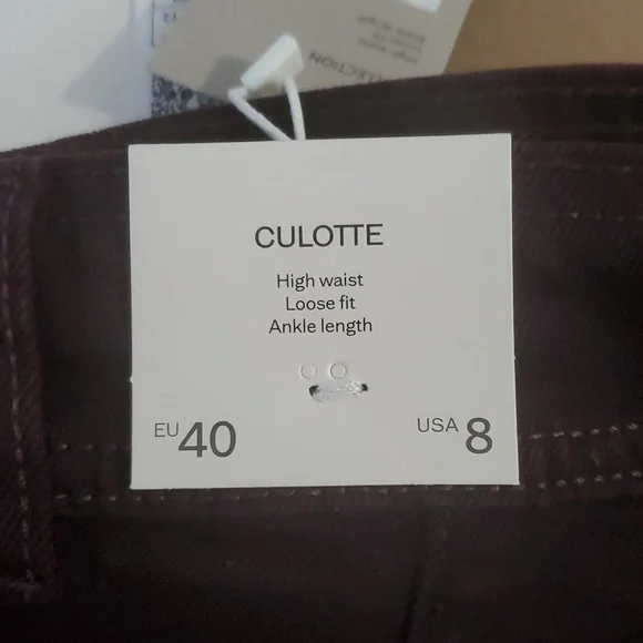 🍷 Mango High Rise culotte jeans - Picture 7 of 10